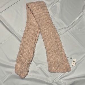 Anthropologie Pink/Rose Fluffy Scarf - NWT